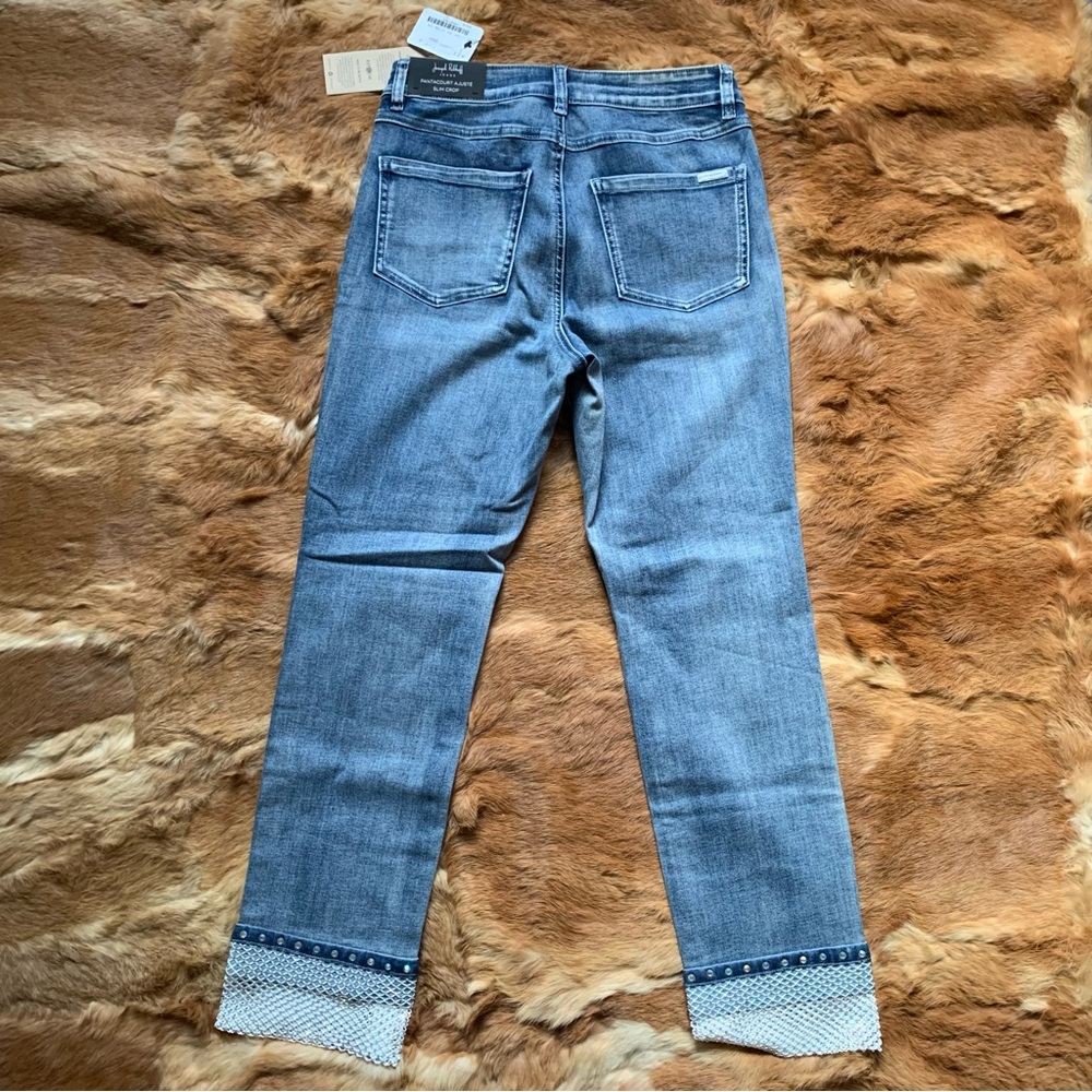Joseph Ribkoff pantacourt ajusté slim crop jeans size 6 - Picture 7 of 10